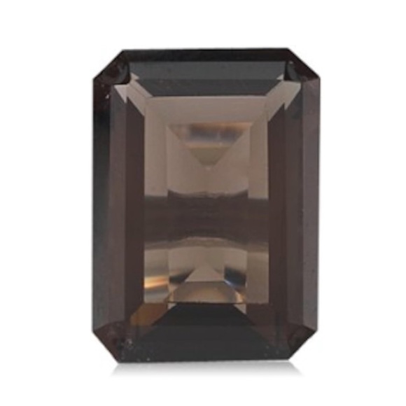 7 x 5mm Emerald Cut Loose Natural Brown Quartz Gemstone